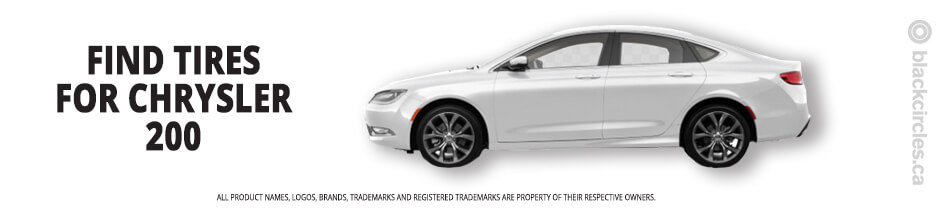 Find the best tires for your Chrysler 200