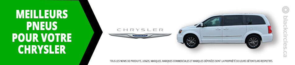 Trouver les meilleurs pneus pour votre Chrysler