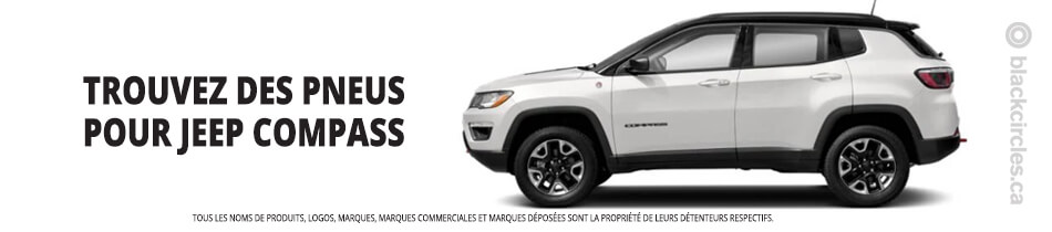 Trouver les meilleurs pneus pour votre Jeep Compass