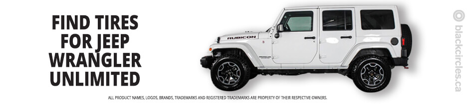 Find the best tires for your Jeep Wrangler Unlimited
