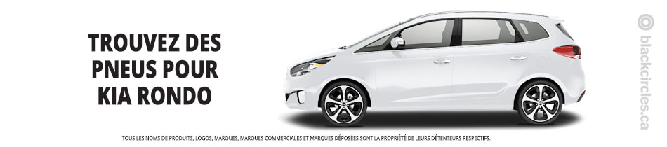 Trouver les meilleurs pneus pour votre Kia Rondo