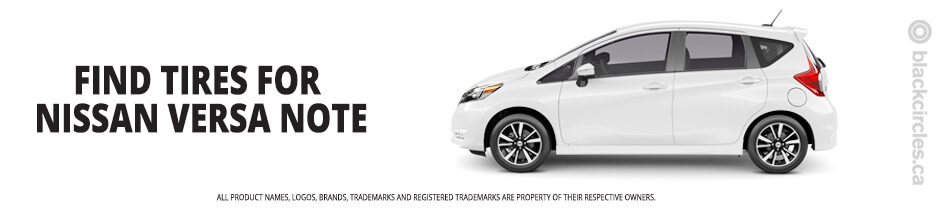 Find the best tires for your Nissan Versa
