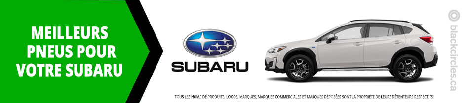 Trouver les meilleurs pneus pour votre Subaru