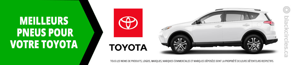 Trouver les meilleurs pneus pour votre Toyota