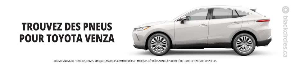 Trouver les meilleurs pneus pour votre Toyota Venza