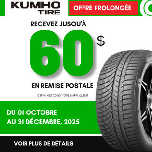 REMISE POSTALE KUMHO CHEZ blackcircles.ca