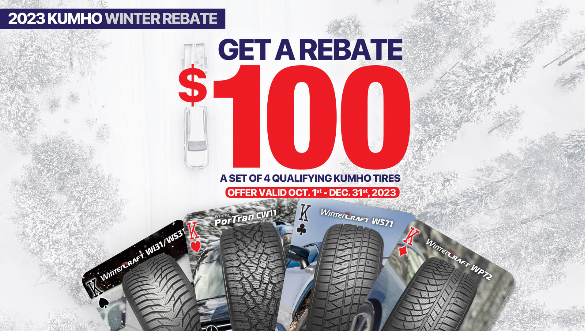 Kumho tires offers and rebates on blackcircles.ca