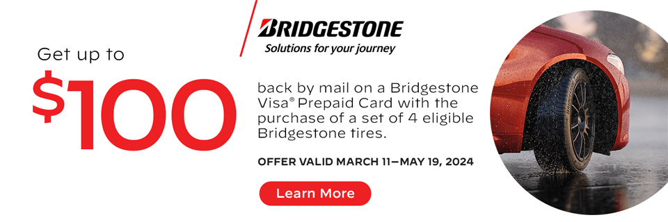 Bridgestone Mail-in Rebate