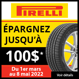 Rabais pneus Pirelli sur blackcircles.ca
