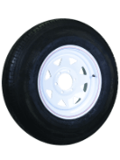 Tire And Wheel 6Bolt ( White )