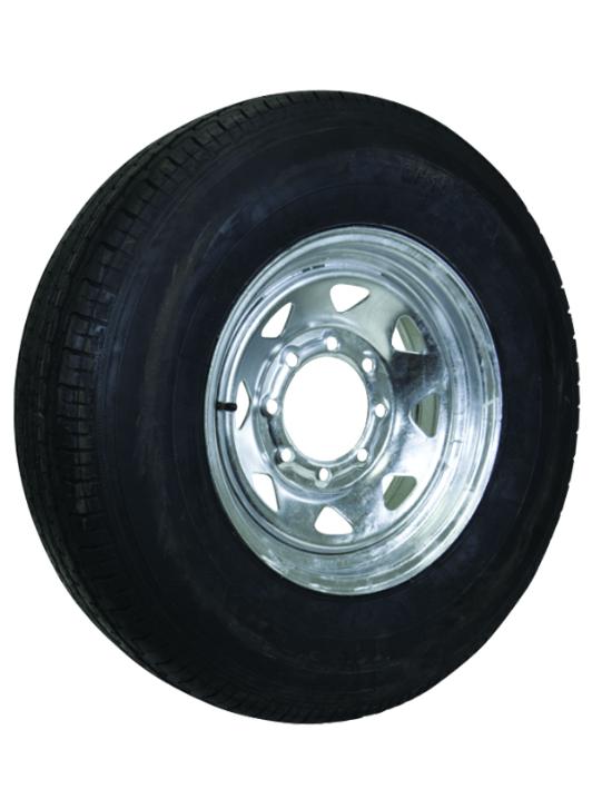 TOW RITE Tire And Wheel 8Bolt (Double Grey)
