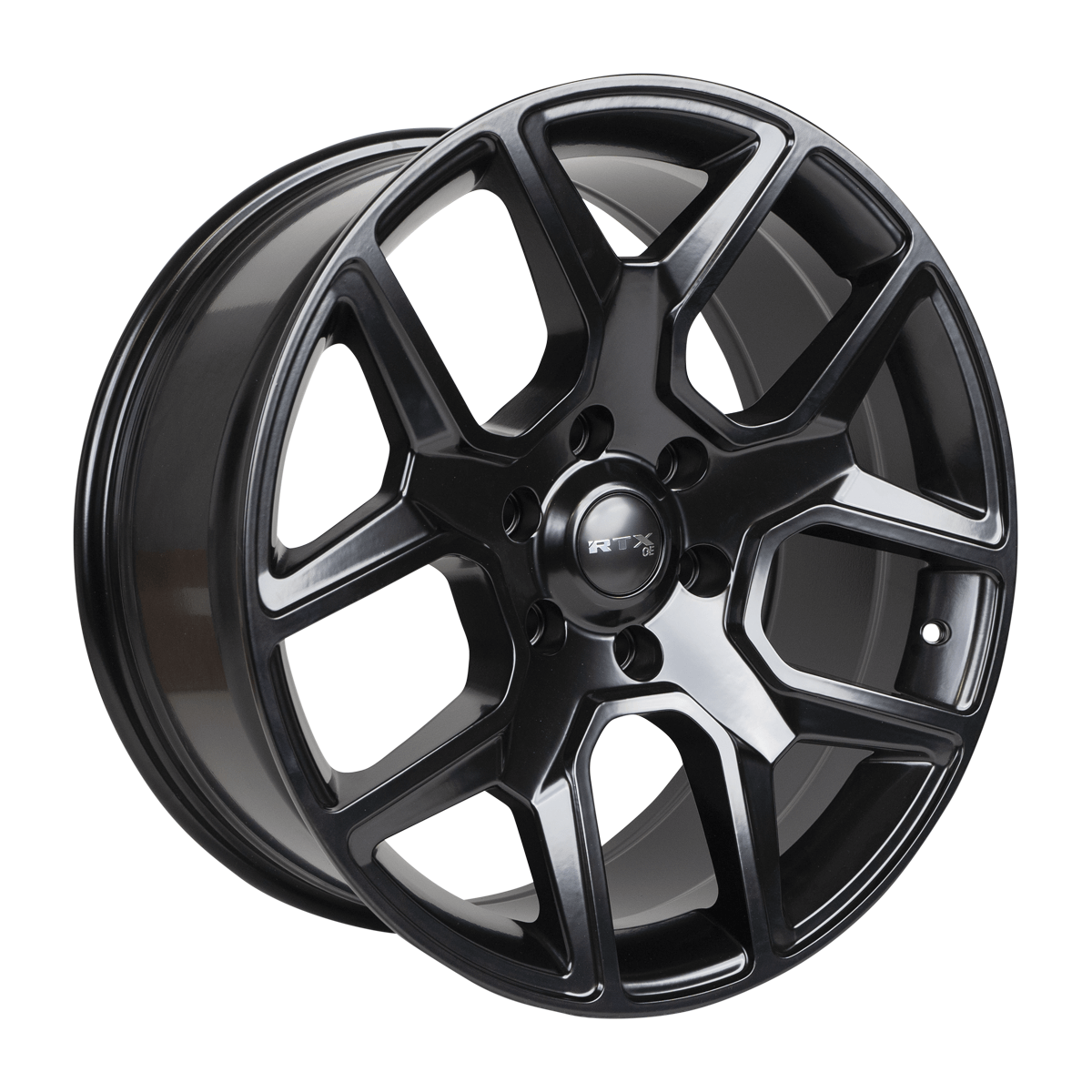 RTX Dallas Satin Black Wheels | Blackcircles.ca