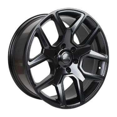 RTX Dallas Satin Black 20x9 - 6x139.7 Wheels | Blackcircles.ca