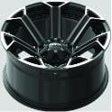 Peak Gloss Black Machined