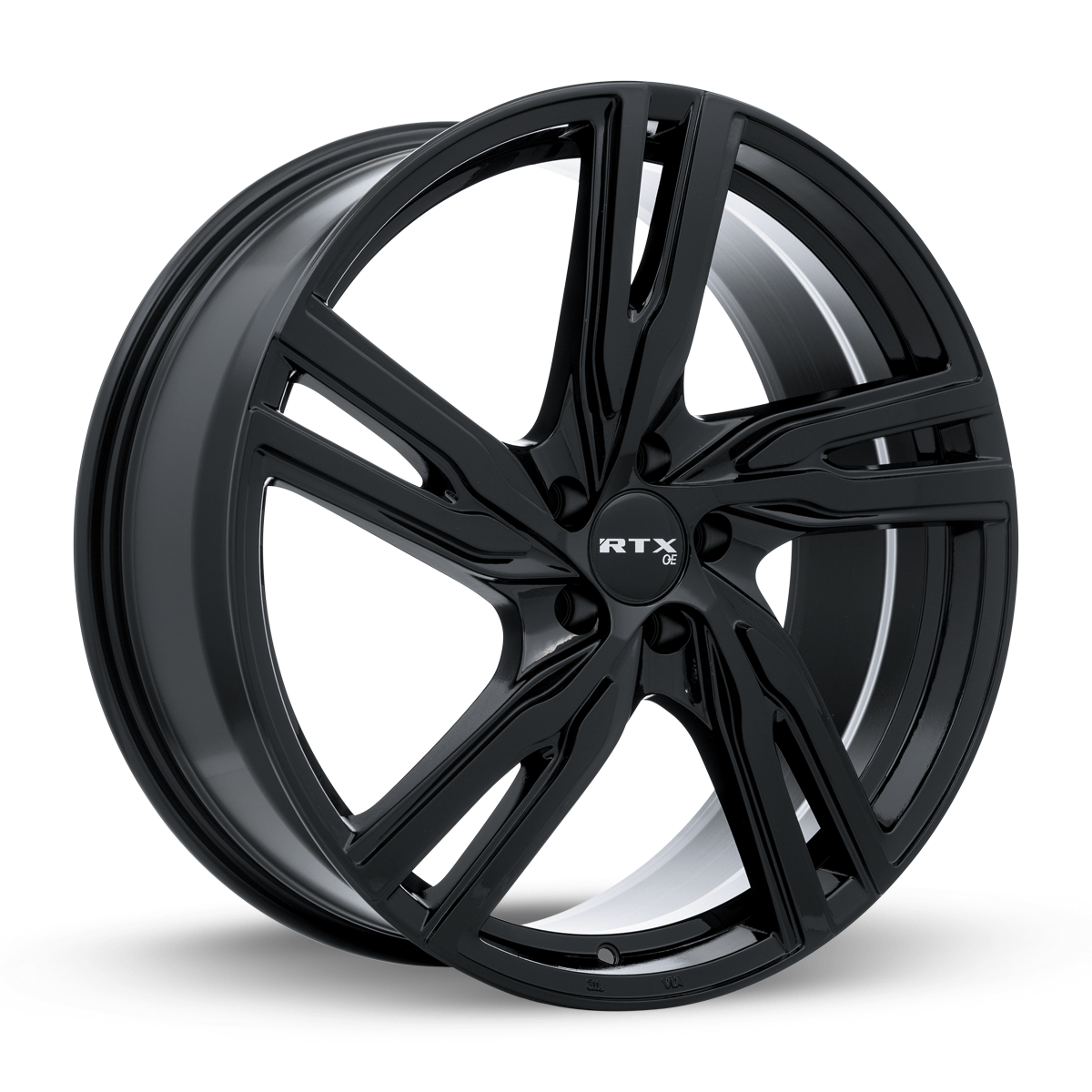 RTX Gothenburg Gloss Black Wheels | Blackcircles.ca