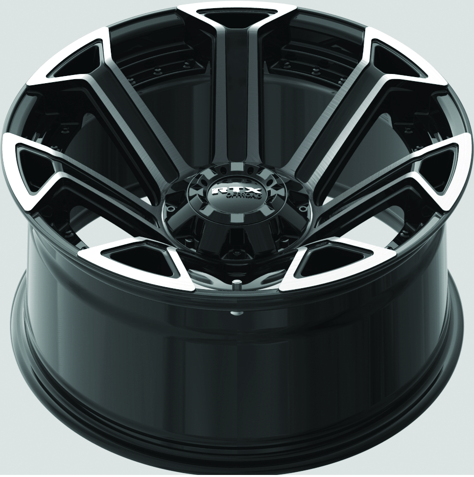 Peak Gloss Black Machined