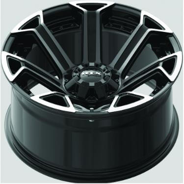 Peak Gloss Black Machined