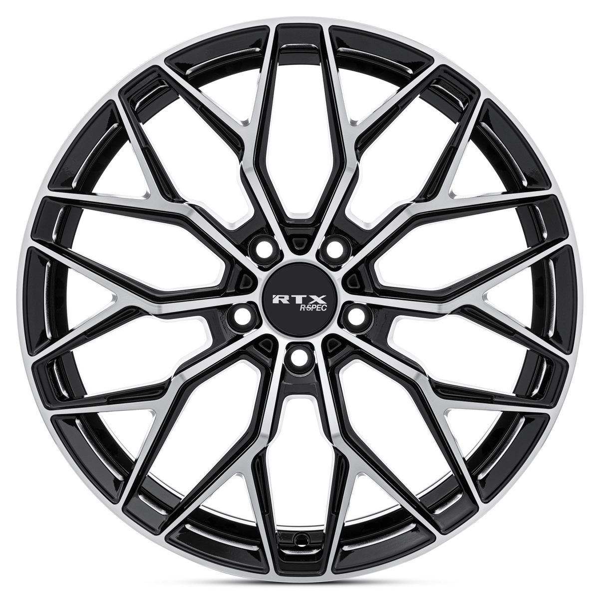 RS02 Gloss Black Machined