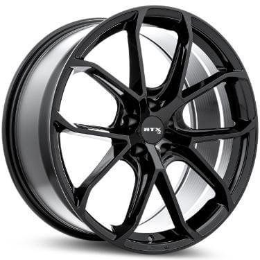 RTX MC01 Gloss Black 21x11 - 5x130 Wheels | Blackcircles.ca