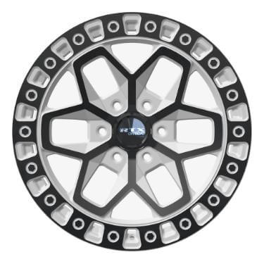 Zion Gloss White with Black Spokes