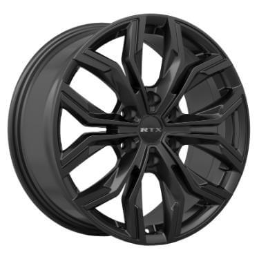 RTX Venom 6 Gloss Black 20x9 - 6x120 Wheels | Blackcircles.ca