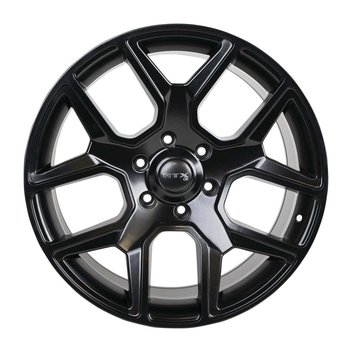 RTX Dallas Satin Black Wheels | Blackcircles.ca