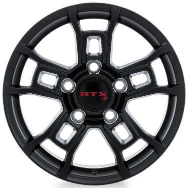 RTX Rainier Satin Black Wheels | Blackcircles.ca