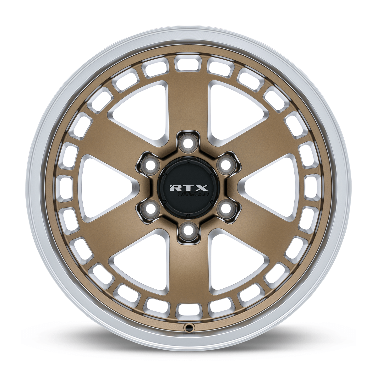 RTX Ozark Satin Bronze Machined Lip Wheels | Blackcircles.ca
